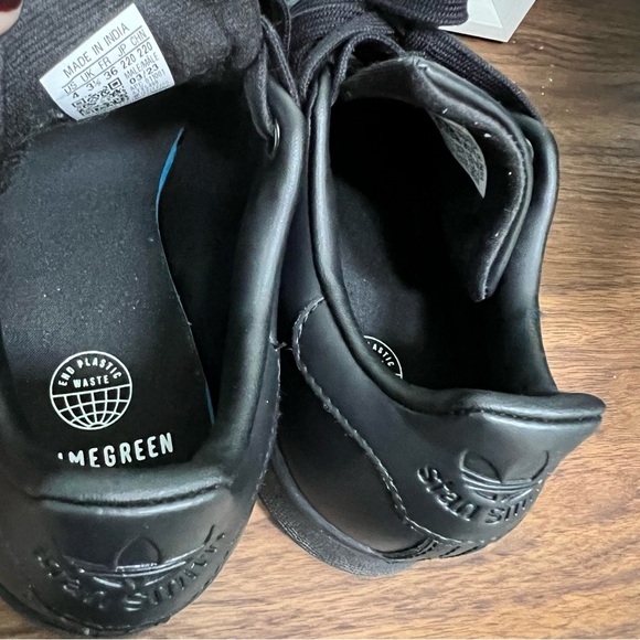 Adidas Stan Smith Women’s Size 5 Black - Picture 5 of 6